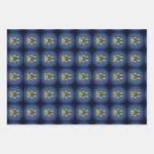 Feuille De Papier Cadeau Empreinte de patte (Devant 2)