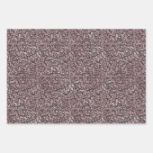 Feuille De Papier Cadeau Empreintes de léopard (Devant 3)