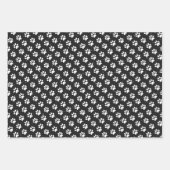 Feuille De Papier Cadeau Empreintes de pattes animaux de compagnie mignons (Devant 2)