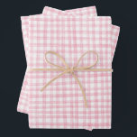 Feuille De Papier Cadeau en vichy Fabriqué à la main Moderne Cute Rose blan<br><div class="desc">Parfait emballage cadeau personnalisé pour une fête amusante! L'art fait main pour vous ! Idéal pour un brunch d'été ou une douche nuptiale à thème pique-nique, une fête de bachelorette, une fête de fiançailles, des vacances ou un anniversaire. ENTIÈREMENT PERSONNALISABLE ! Cliquez sur "modifier à l'aide de l'outil de conception"...</div>