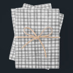 Feuille De Papier Cadeau en vichy Levé À La Main Moderne Gris Gris Blanc Pr<br><div class="desc">Parfait emballage cadeau personnalisé pour une fête amusante! L'art fait main pour vous ! Idéal pour un brunch d'été ou une douche nuptiale à thème pique-nique, une fête de bachelorette, Pâques, fête de fiançailles, fêtes ou anniversaire. ENTIÈREMENT PERSONNALISABLE ! Cliquez sur "modifier à l'aide de l'outil de conception" pour ajuster...</div>