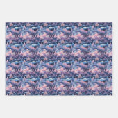 Feuille De Papier Cadeau Enchanted Aurora Wonderland : Design hivernal (Devant)