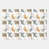 Feuille De Papier Cadeau Enchanted Forest Animaux Baby shower Cadeau (Devant 2)