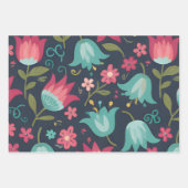 Feuille De Papier Cadeau Enchanted Midnight Garden Bell Flower (Devant 3)