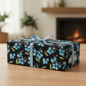 Feuille De Papier Cadeau Enchanter Forget-Me-Nots Cadeau Wrap Trio