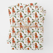 Feuille De Papier Cadeau Enfant Iceskate (En situation)