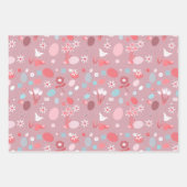 Feuille De Papier Cadeau Enfants Pâques Amusants (Devant 2)