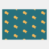 Feuille De Papier Cadeau Enfants sarcelles Poisson (Devant)