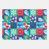 Feuille De Papier Cadeau Enfants sous la mer (Devant 3)