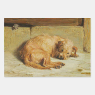 Feuille De Papier Cadeau English Cocker Spaniel Chien (par Briton Rivière)