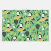 Feuille De Papier Cadeau Enseignant de littérature espagnole emballage papi (Devant 3)