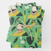 Feuille De Papier Cadeau Enseignant de littérature espagnole emballage papi (En situation)