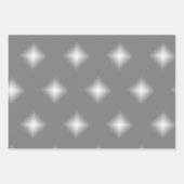 Feuille De Papier Cadeau Ensemble cadeau - Étoiles de Noël (Devant 3)