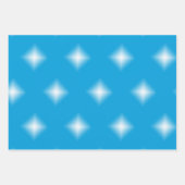 Feuille De Papier Cadeau Ensemble cadeau - Étoiles de Noël (Devant)