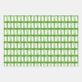 Feuille De Papier Cadeau Ensemble cadeau - Fils tissés en trois couleurs (Devant 3)