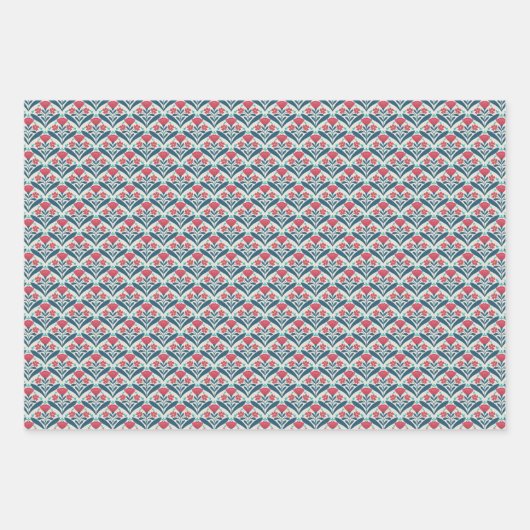 Feuille De Papier Cadeau Ensemble Cosmic Bloom 1 (Devant)