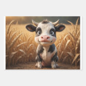 Feuille De Papier Cadeau Ensemble de 3 animaux de ferme pour bébés (Devant 3)