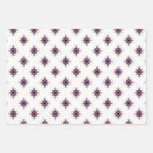 Feuille De Papier Cadeau Ensemble de 3 modèles arabes (Devant)