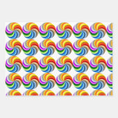 Feuille De Papier Cadeau Ensemble de 3 spirales Pride Natilus (Devant)