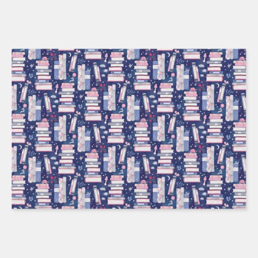 Feuille De Papier Cadeau Ensemble de livres de contes de Fairytale enchanté (Devant 2)