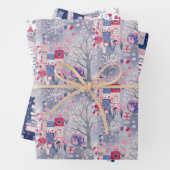 Feuille De Papier Cadeau Ensemble de livres de contes de Fairytale enchanté (En situation)