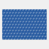 Feuille De Papier Cadeau Ensemble de monogrammes de calligraphie classique (Devant 3)