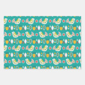 Feuille De Papier Cadeau Ensemble de Motifs Folklorico A (Devant)