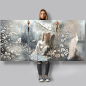 Feuille De Papier Cadeau Ensemble decoupage poids lourd romantique Silver L