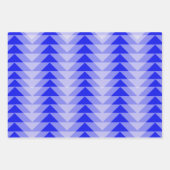 Feuille De Papier Cadeau Ensemble d'enveloppes cadeaux - Triangles superpos (Devant 3)