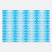 Feuille De Papier Cadeau Ensemble d'enveloppes cadeaux - Triangles superpos (Devant 2)