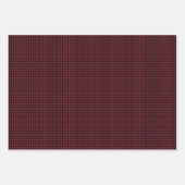 Feuille De Papier Cadeau Ensemble Masculin Rouge Foncé (Devant)