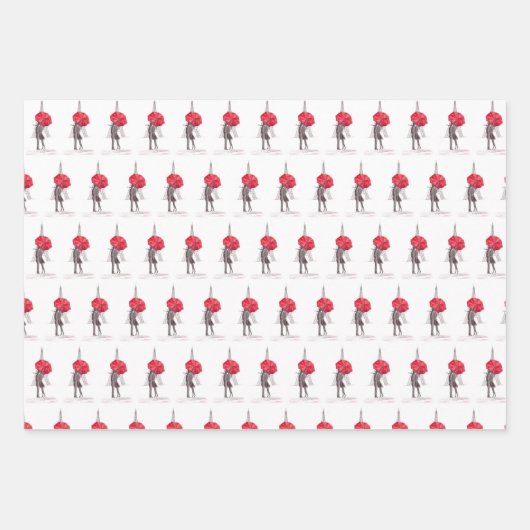 Feuille De Papier Cadeau Enterrement de vie de jeune fille Anniversaire de (Devant 3)