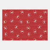 Feuille De Papier Cadeau Entreprise de chat "Happy Meow Year" (Devant 2)