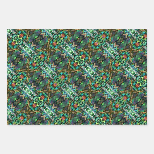 Feuille De Papier Cadeau Enveloppe cadeau Abalone (Devant 3)