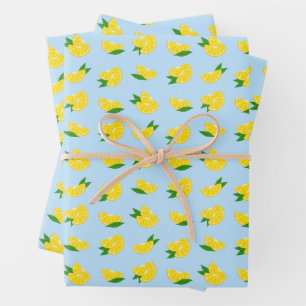 Feuille De Papier Cadeau Enveloppe cadeau au citron de la légende principal