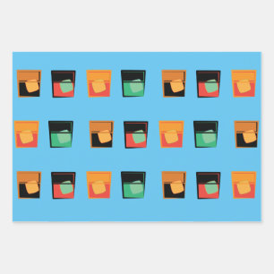 Feuille De Papier Cadeau Enveloppe cadeau - Bourbon Aficionado 3 Designs