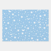 Feuille De Papier Cadeau Enveloppe cadeau - Ciel nocturne (Devant 2)