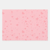 Feuille De Papier Cadeau Enveloppe cadeau de coeur (Devant 3)