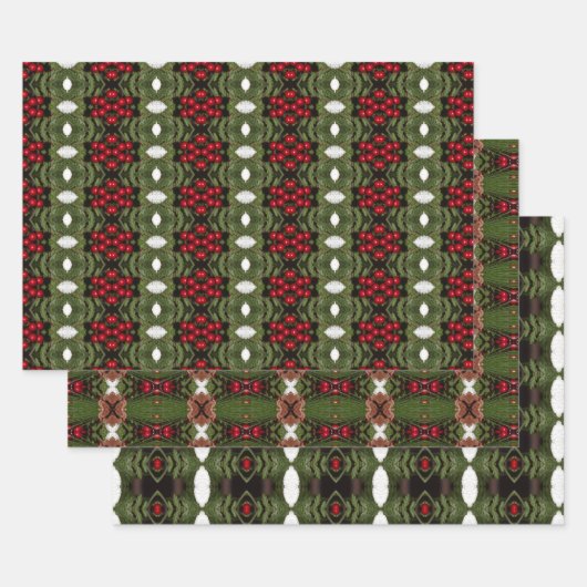 Feuille De Papier Cadeau Enveloppe cadeau de feuille de Noël décorative (Lot)