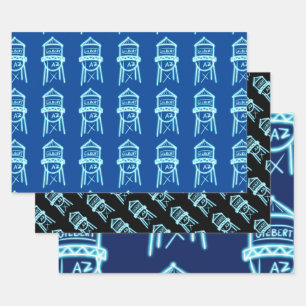 Feuille De Papier Cadeau Enveloppe cadeau de la tour d'eau Gilbert