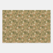 Feuille De Papier Cadeau Enveloppe cadeau Foxy Florals (Devant 3)