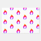 Feuille De Papier Cadeau Enveloppe cadeau inspirée en hébreu HAMbWG (Devant 3)