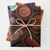 Feuille De Papier Cadeau Enveloppe-cadeau Mah Jongg pour carreaux de chocol (En situation)