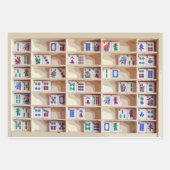 Feuille De Papier Cadeau Enveloppe cadeau Mah Jongg Tiles (Devant 3)