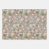 Feuille De Papier Cadeau Enveloppe cadeau mariage élégant (Devant)