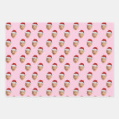 Feuille De Papier Cadeau Enveloppe cadeau père Noël (Devant 2)