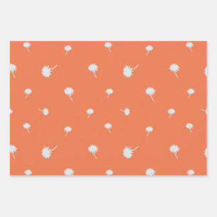 Feuille De Papier Cadeau Enveloppe cadeau Plaid, Dandelions & Plumes