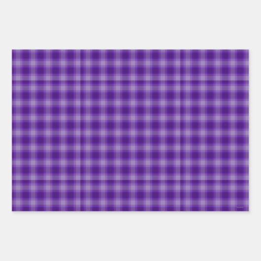Feuille De Papier Cadeau Enveloppe cadeau Plaid dans HAMbyWG violet (Devant 2)
