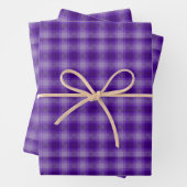 Feuille De Papier Cadeau Enveloppe cadeau Plaid dans HAMbyWG violet (En situation)
