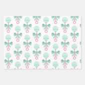 Feuille De Papier Cadeau Enveloppe Cadeau pour bébé doux (Devant)